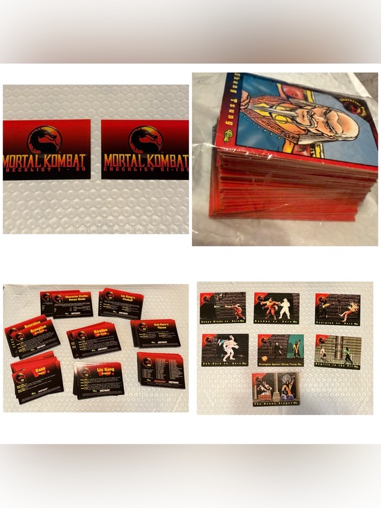 Other - 1994 Classic Games Mortal Kombat Series 1 Complete 100 Card Base Set w/7 LE card